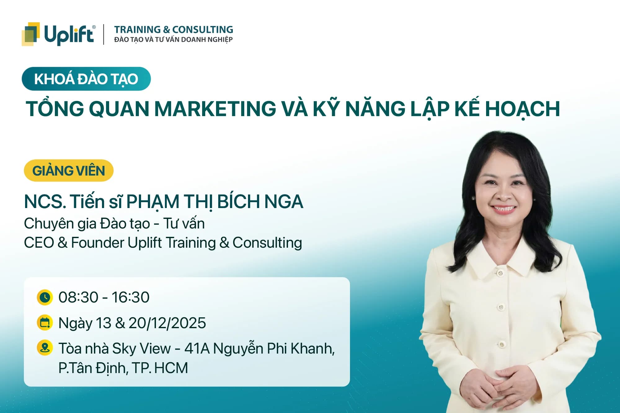 KHOÁ ĐÀO TẠO: TỔNG QUAN MARKETING VÀ KỸ NĂNG LẬP KẾ HOẠCH