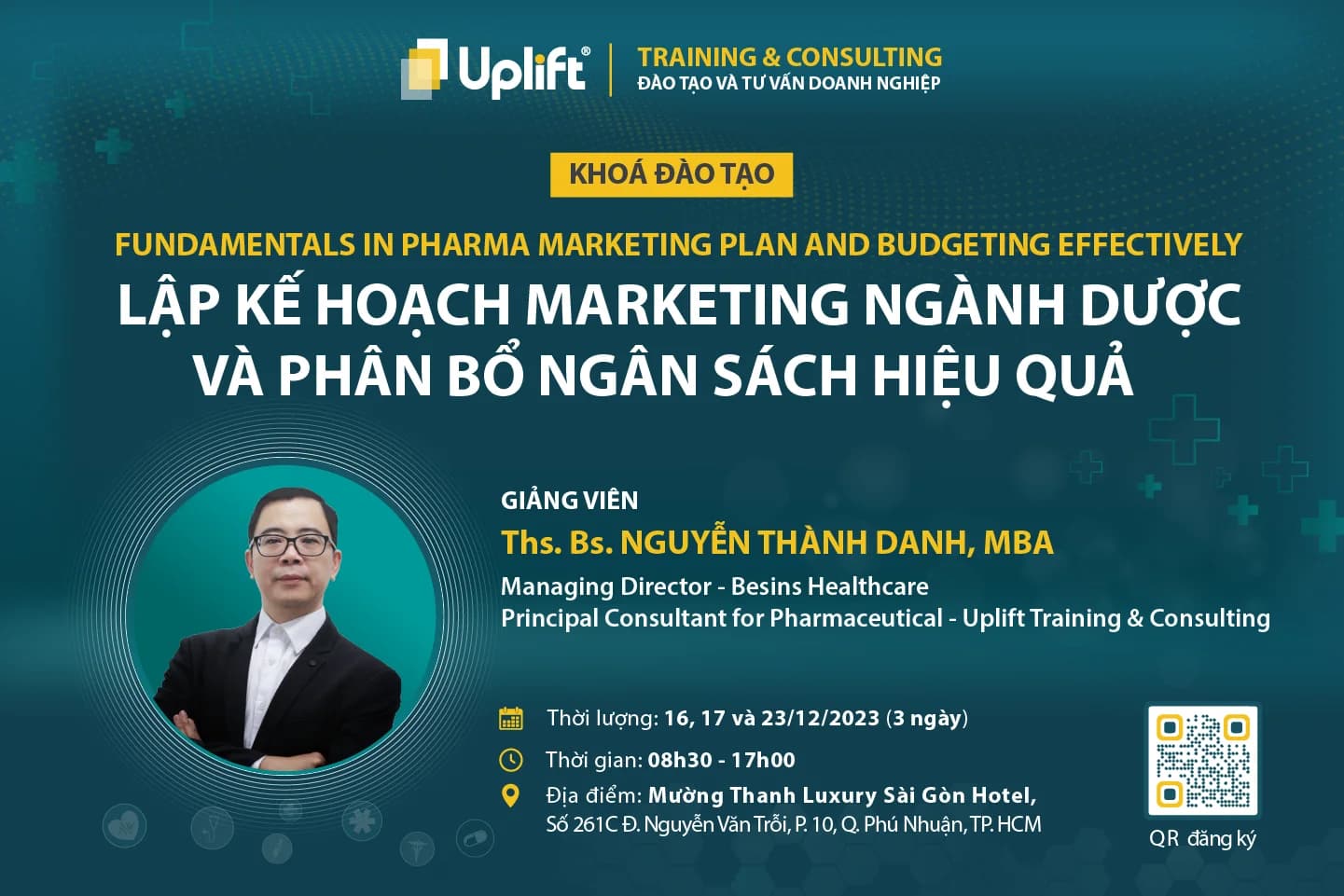 KHOÁ ĐÀO TẠO: LẬP KẾ HOẠCH MARKETING CHUYÊN NGÀNH DƯỢC VÀ PHÂN BỔ NGÂN SÁCH HIỆU QUẢ