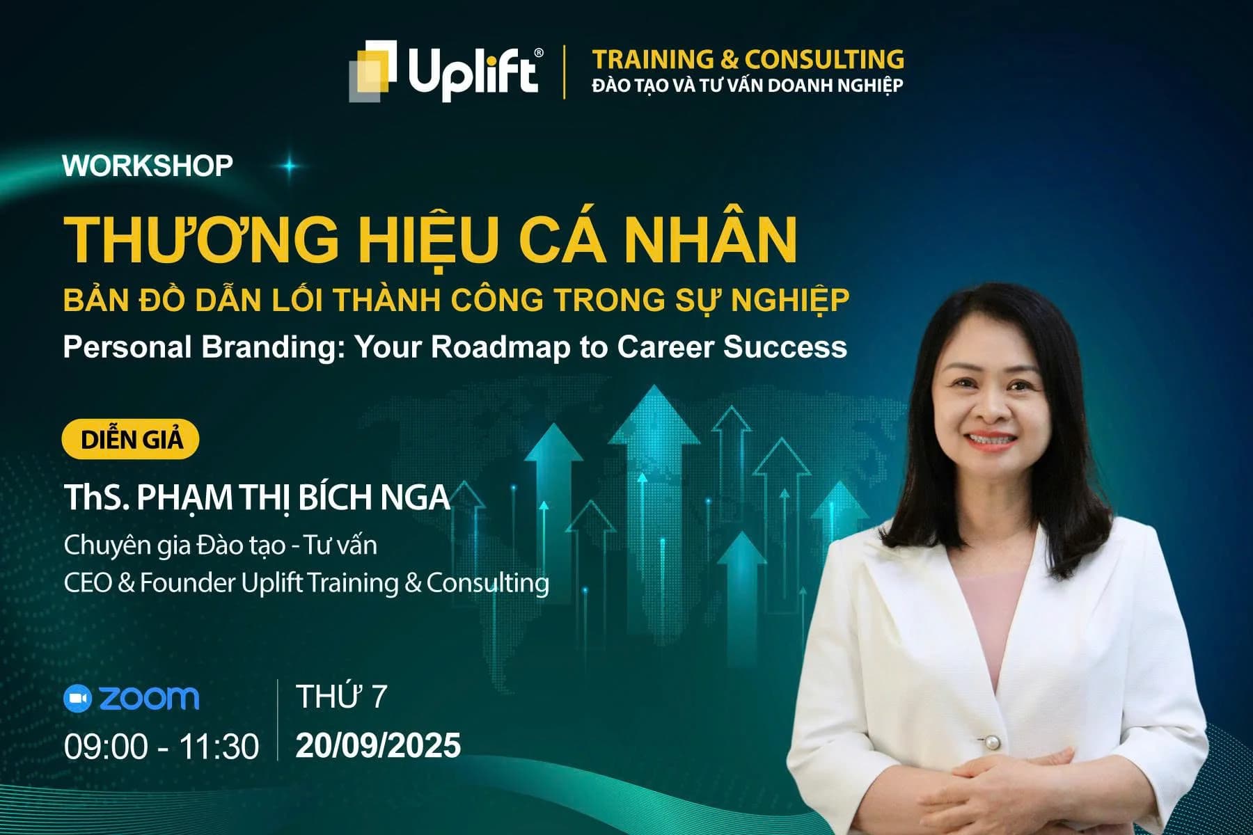 WORKSHOP THƯƠNG HIỆU CÁ NHÂN - BẢN ĐỒ DẪN LỐI THÀNH CÔNG TRONG SỰ NGHIỆP
