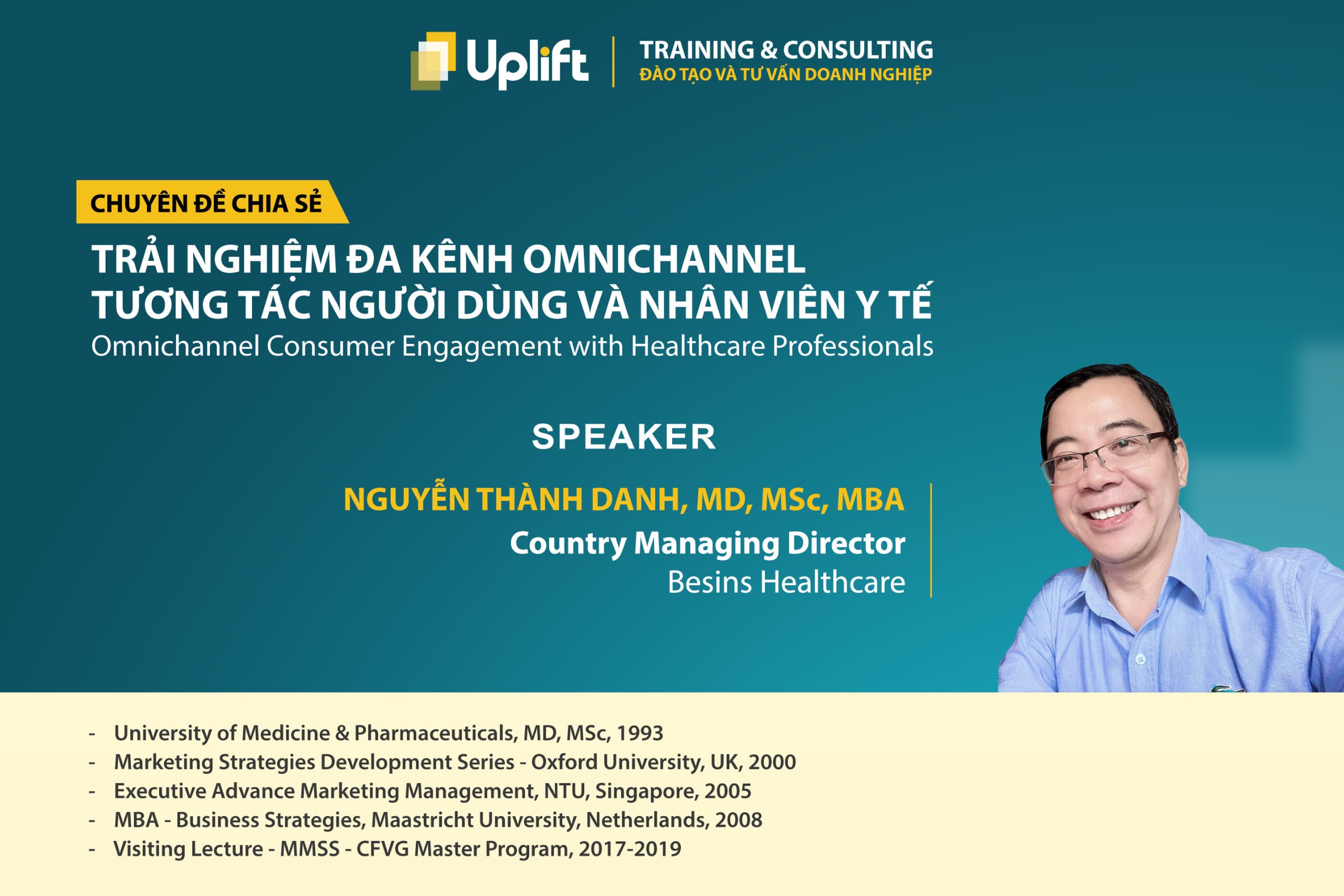 [WORKSHOP SPEAKER] THS. BS. NGUYỄN THÀNH DANH, MBA