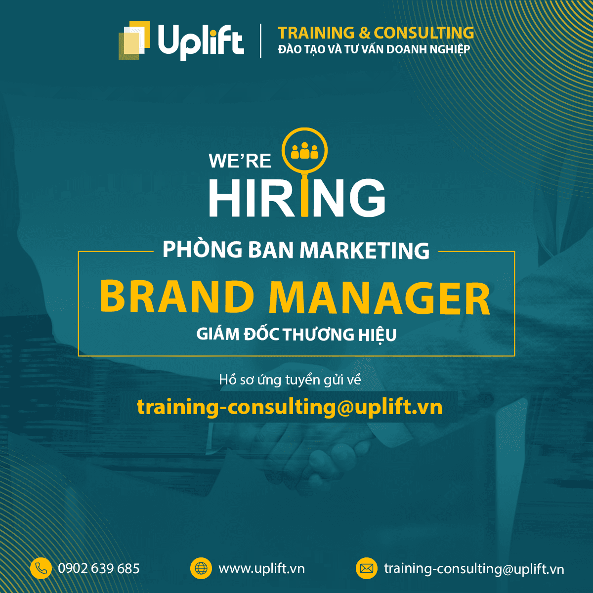 TUYỂN DỤNG BRAND MANAGER