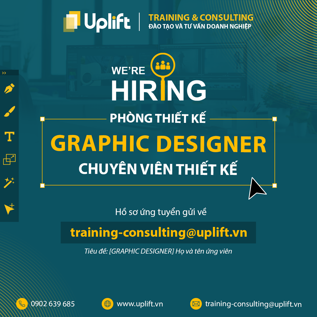 TUYỂN DỤNG GRAPHIC DESIGNER