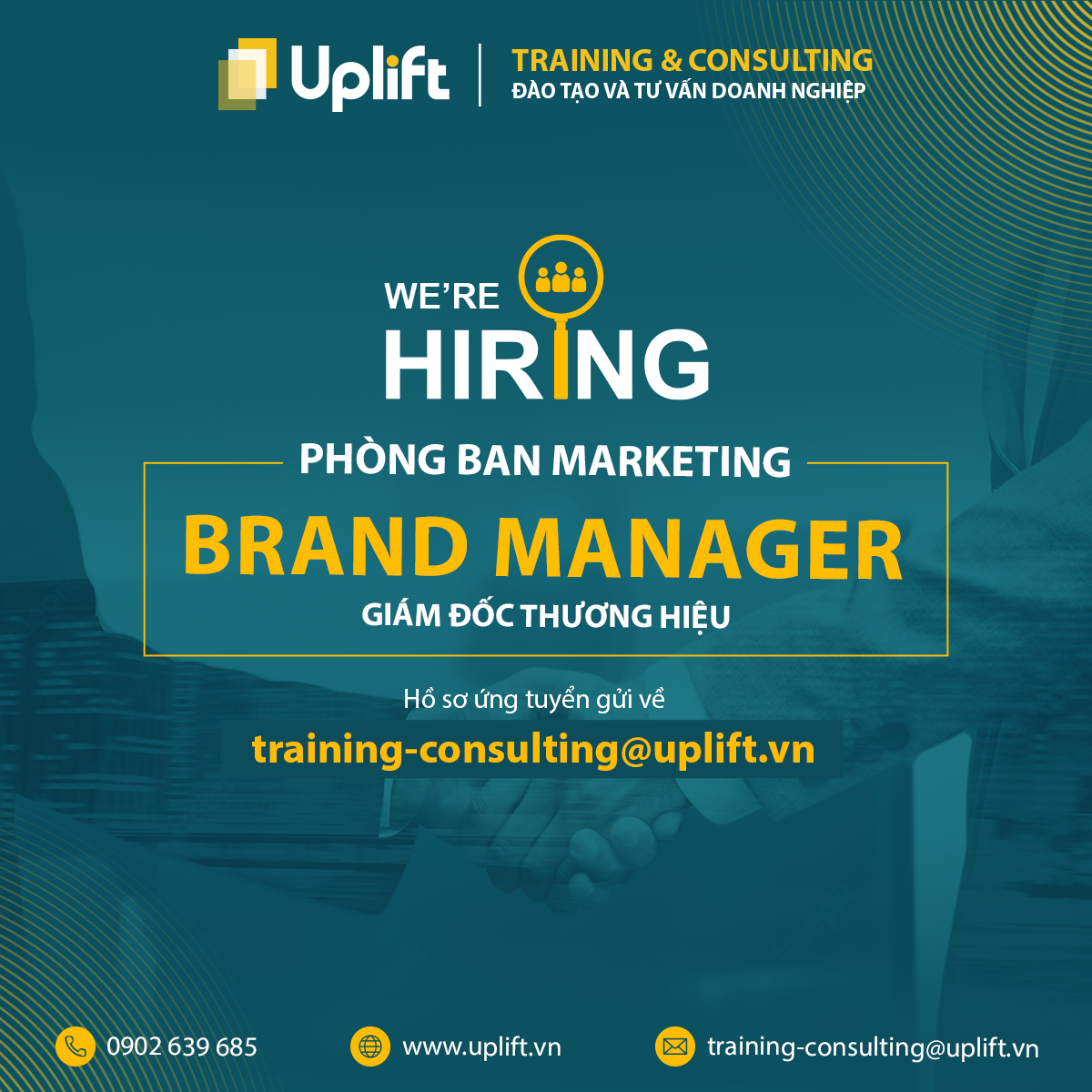 TUYỂN DỤNG BRAND MANAGER